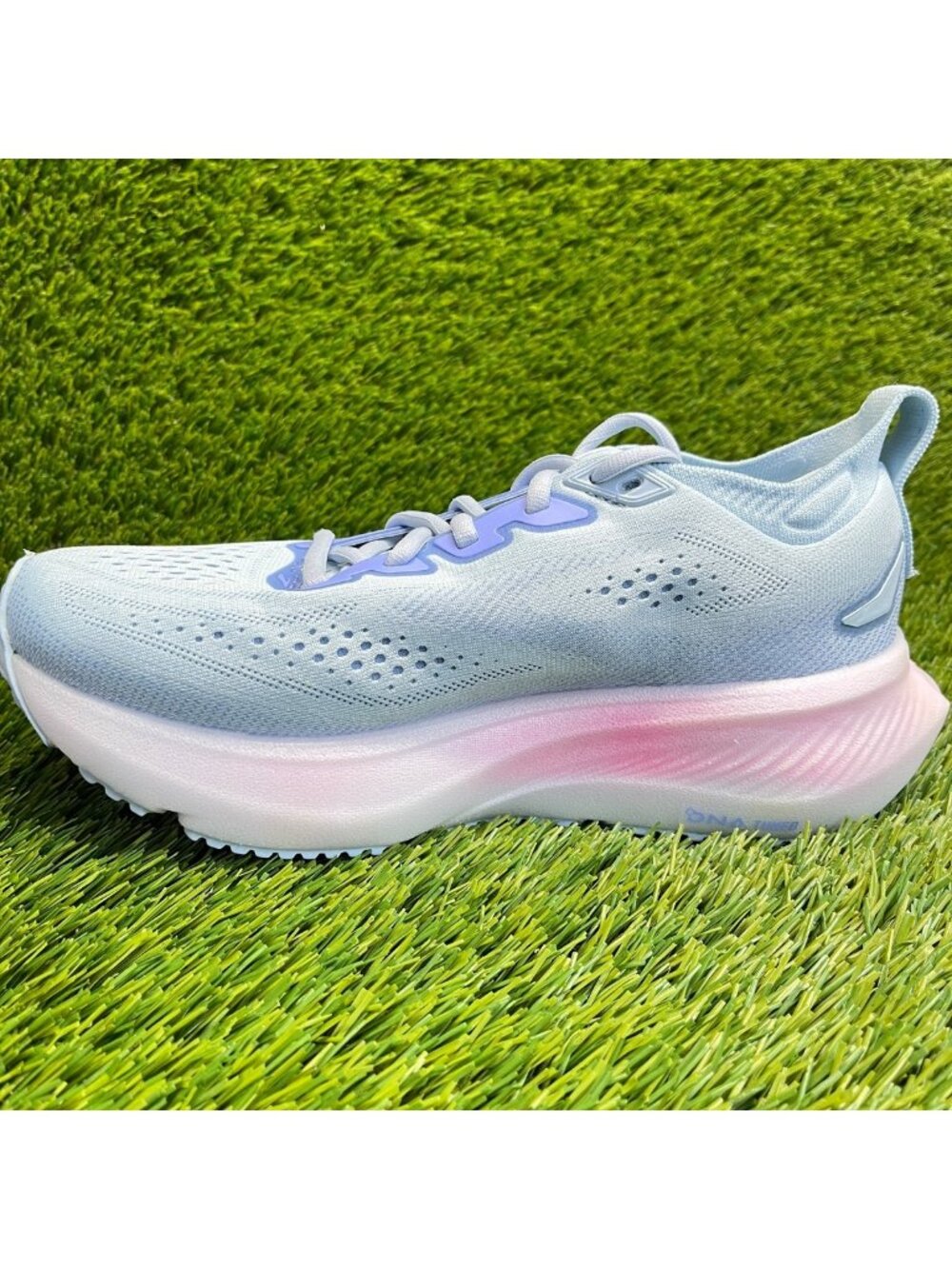 Brooks Glycerin 23 Womens Size 7 Blue Pink Athletic Running Shoes Sneakers - Picture 2 of 9